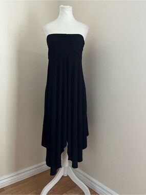 Smart Set Black Dress with Purple Label